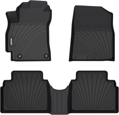 Binmotor- Floor Mats for Hyundai Elantra 2021-2025, Front & 2nd Row, TPE All by VisittheBinmotor