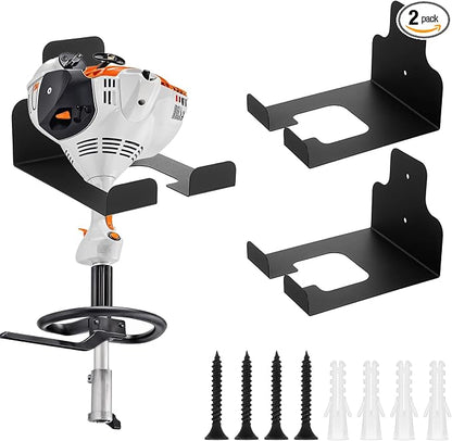 2 Pack Garage Organizer Trimmer Rack, Garden Power Tool Hanger Weed Whackers by Unknown