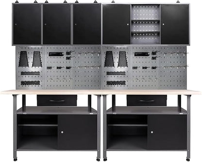 Garage Tool Storage Cabinet Workbench by JZD