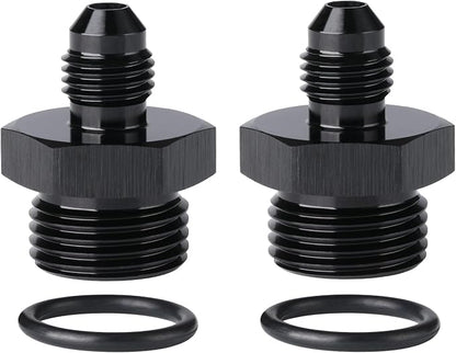 4AN Male Flare to 8AN ORB O-ring Boss Fuel Pump Rail Adapter Fitting Aluminum by Podavelle