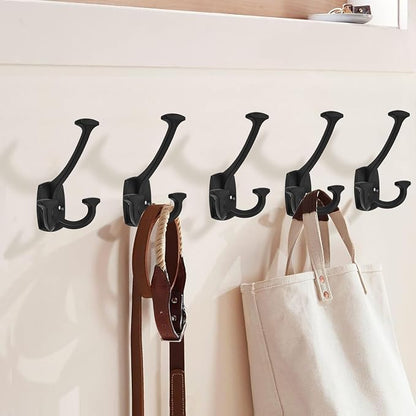 Large Wall Double-Sided Hook 2 Pack Matte Black Hook Decorative Heavy Duty - Image 4