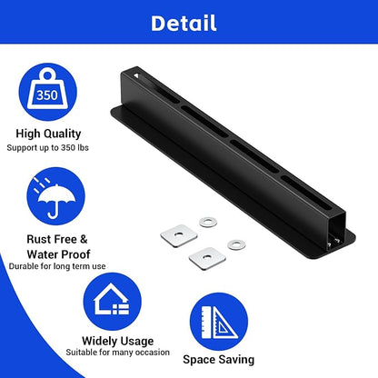 5 Pack Overhead Storage Bin Rack, Ceiling Racks - Image 4