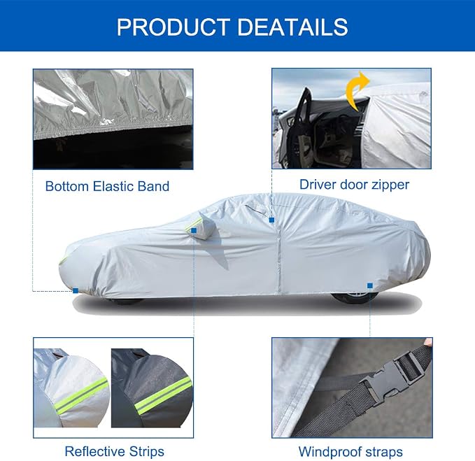 Koukou SUV Car Cover 100% Waterproof All Weather - Image 3