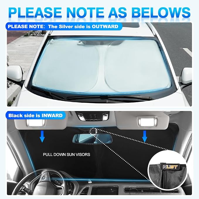 KUST Windshield Sun Shade for BMW i3 2014-2022 Accessories Window Sunshade Sun - Image 5