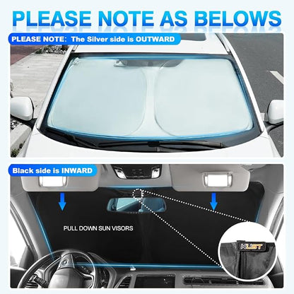 KUST Windshield Sun Shade for BMW i3 2014-2022 Accessories Window Sunshade Sun - Image 5