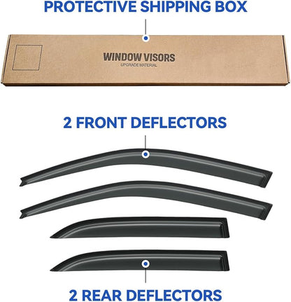 Window Visors Rain Guards Shield - Image 6