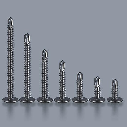 Wensilon #10×1-1/2” for Sheet Metal Self-Tapping Screws 410 Black Stainless - Image 4