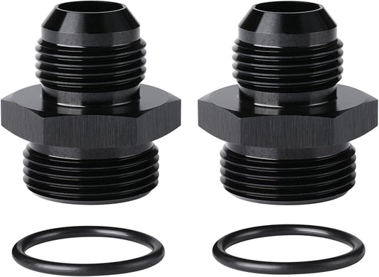 12AN Male Flare to 16AN ORB O-ring Boss Fuel Pump Rail Adapter Fitting Aluminum by Podavelle