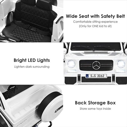 Costzon Ride on Car, Licensed Mercedes-Benz Maybach, 12V Battery Powered - Image 5