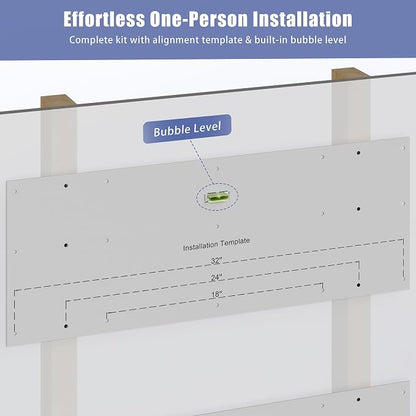 4-Pack 1.5x4ft Garage Shelving Wall Mounted, 1.5 x 4' Heavy Duty Garage Storage - Image 7