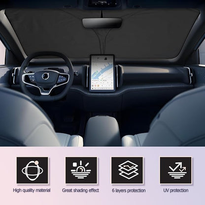 LUWU for 2025 EX30 Windshield Sun Shade EX30 Windshield Sunshades 2025 EX30 - Image 2
