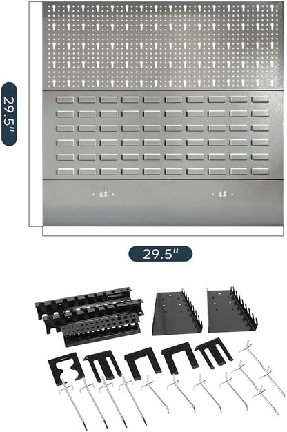 JZD Storage Cabinet System Workshop, Professional Tool Storage Workbench Set - Image 9