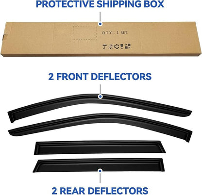 Window Visors Rain Guards Shield - Image 6