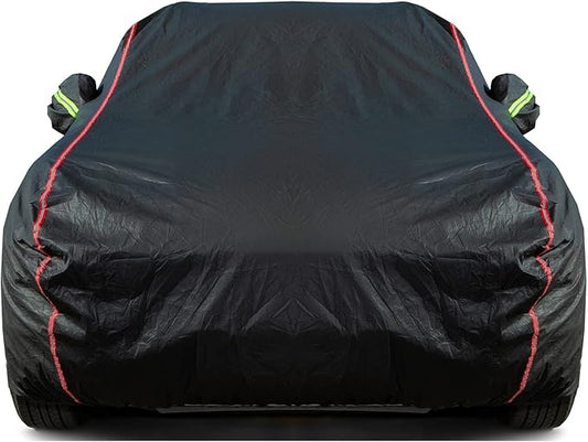 Breathable New Material, Waterproof Car Cover, Locks and Zipper Doors, by QUYDDC