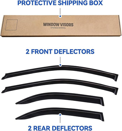 Window Visors Rain Guards Shield - Image 5