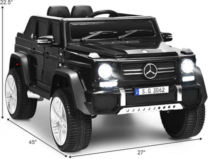 Costzon Ride on Car, Licensed Mercedes-Benz Maybach, 12V Battery Powered - Image 7
