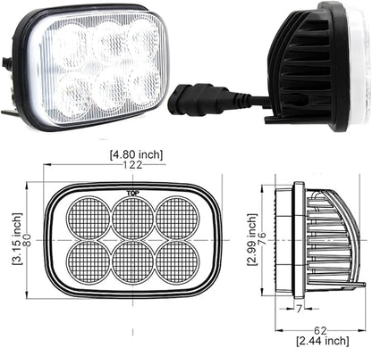 LED Work Light Flood Beam Compatible - Image 6