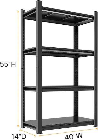 55''H Garage Shelving Heavy Duty Garage Storage Shelves, 2400LBS Capacity - Image 3