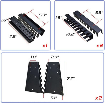 JZD Steel Wall Mount Storage Cabinet System - Image 7
