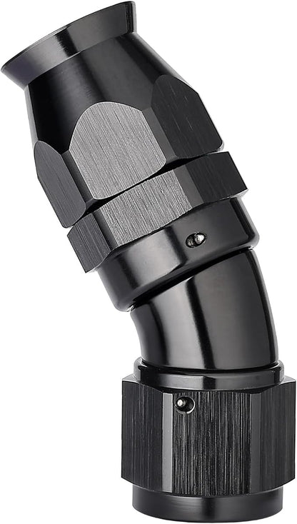 EVIL ENERGY 6AN 30 Degree PTFE One Piece Full Flow End Hose Fitting Aluminum by EVILENERGY