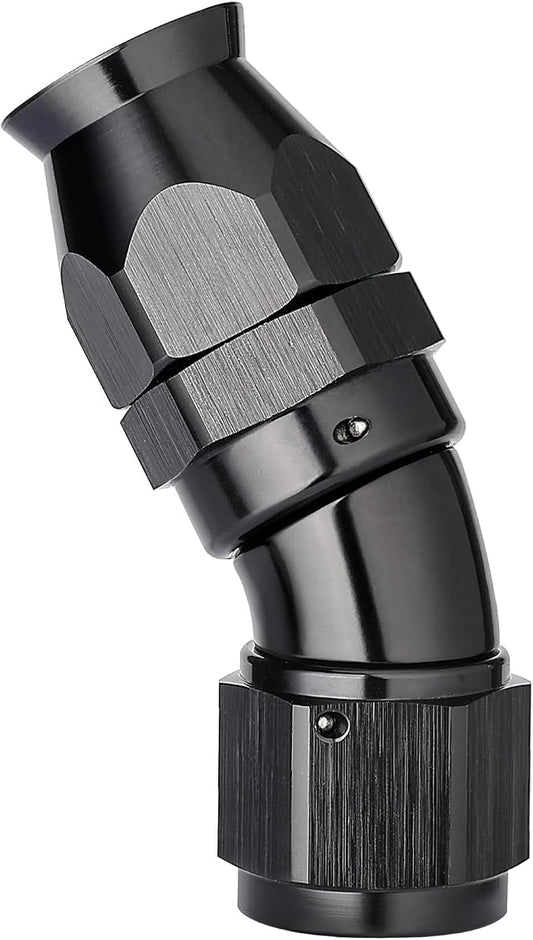 EVIL ENERGY 6AN 30 Degree PTFE One Piece Full Flow End Hose Fitting Aluminum by EVILENERGY