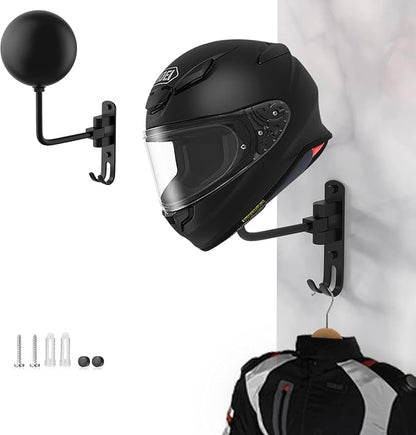 aiGear Motorcycle Helmet Holder, 180°Rotatable Motorcycle Helmet Rack - Image 8