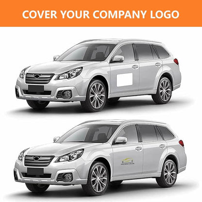 2 Pack Blank Car Door Magnet Sticker, Rounded Corners Magnetic Vehicle Sign - Image 3