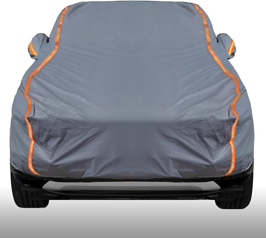 KEYOOG Universal Waterproof Heavy Weight Full Car Covers, Fit SUVs, All Weather by KEYOOG