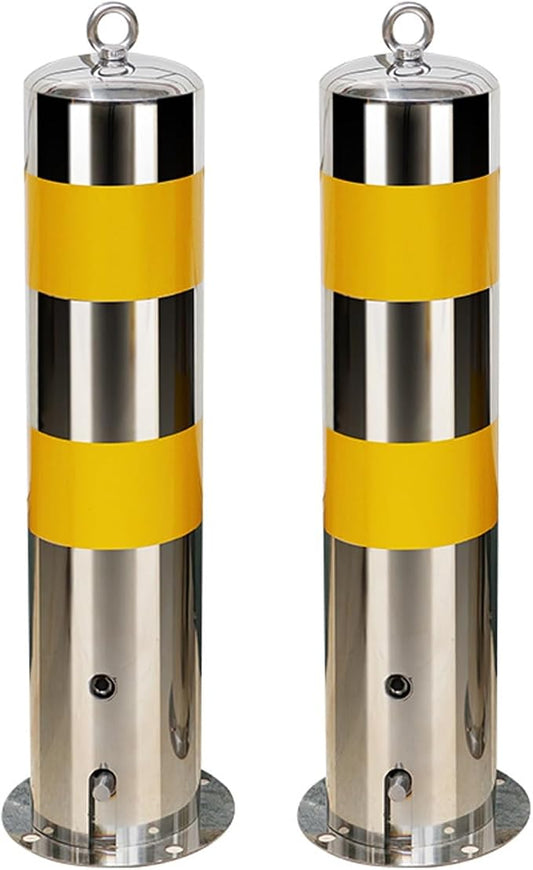 Safety Barrier Bollard, Steel Car Parking Protection Posts, Caution Cones by Unknown