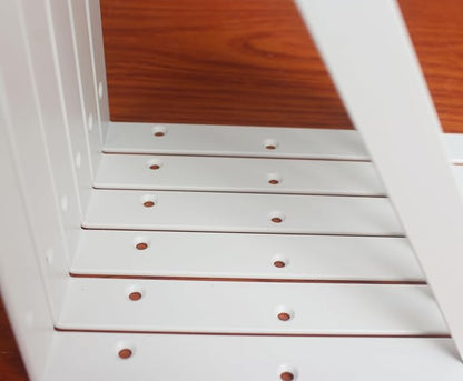 8 Pack L16 x H 10" White Heavy Duty Shelf Brackets - Image 5