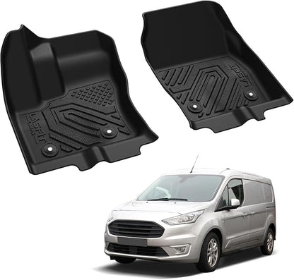 LASFIT Front Floor Mats for Ford Transit Connect 2014-2021 Vinyl Floor - Image 8