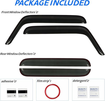 Rain Guard Fit for 2007-2017 Jeep Wrangler Unlimited 4-Door & 2018 Jeep - Image 6