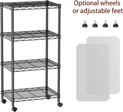 SINGAYE 4 Small Wire Shelves Kitchen Pantry Close Home Organizers and Storage - Image 4