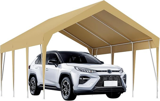 10x20ft Heavy Duty Carport Outdoor Car Canopy UV Resistant Waterproof Party by Wpond