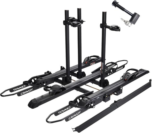 CyberRack S3 Ebike Rack, 300 lbs Capacity Foldable Bike Racks by CRAVOT