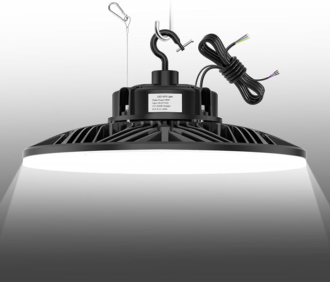 BBESTLED 150W LED UFO Baylight 21000 Lumens IP65 Waterproof Dimmable LED Work - Image 9