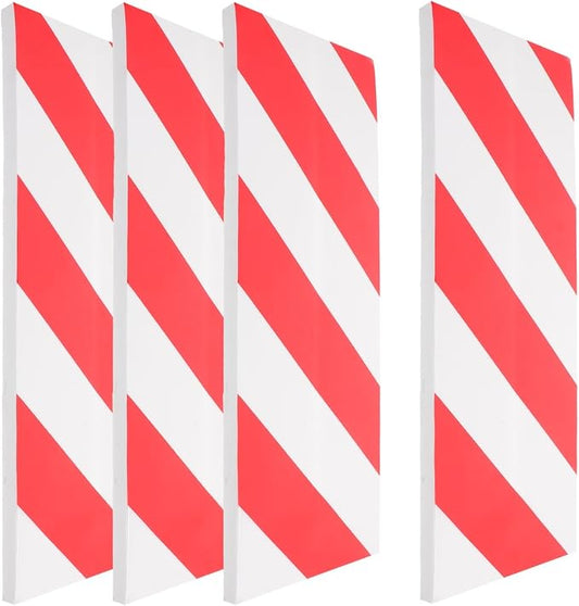 VOSAREA 4pcs Reflective Foam Wall Protector by VOSAREA