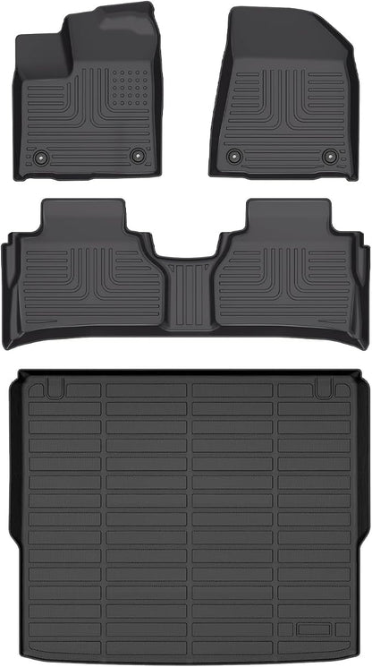 Wayhigh-All Weather Floor Mats and Cargo Mat Set Fit by Wayhigh
