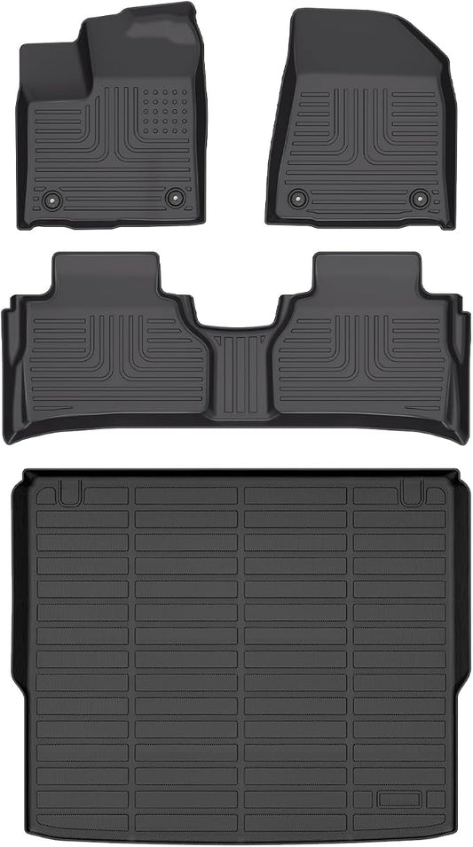 Wayhigh-All Weather Floor Mats and Cargo Mat Set Fit by Wayhigh