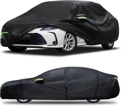 Car Cover Custom Fit for Toyota Corolla 2000-2025, Honda Civic 1991-2025 by Qualencey