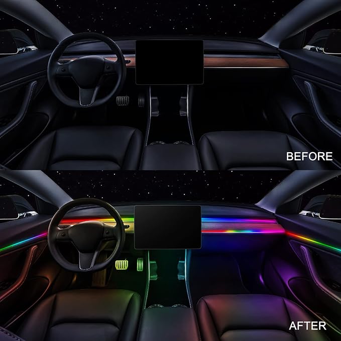 Dreamcolor Acrylic Interior Car LED Strip Light 55.1-inch, which fit - Image 5