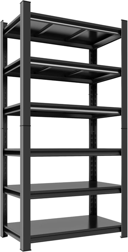 Metal Garage Shelving Unit, Heavy Duty Adjustable Storage Rack, Steel Shelving by Notmise