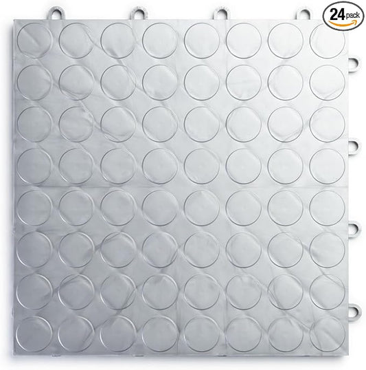 Big Floors RaceDeck CircleTrac, Interlocking Non-Slip Garage Flooring Tile by BigFloors