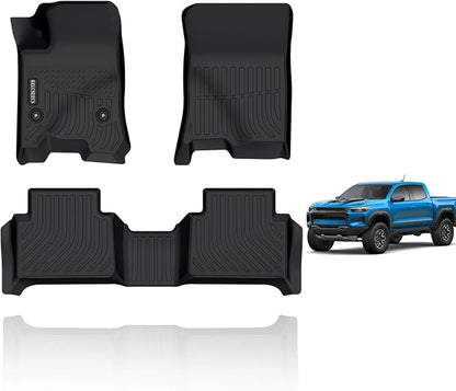 KELCSEECS® Floor Mats Custom for Chevrolet Chevy Colorado & GMC Canyon 2023 by KELCSEECS