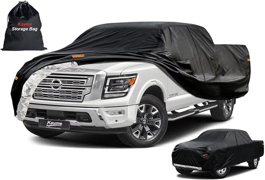 Kayme Truck Cover Custom Fit Nissan Titan King/Crew Cab Short Bed. Full by kayme
