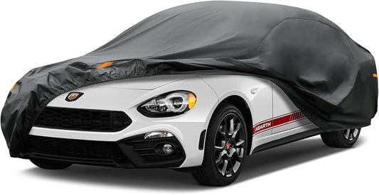 Kayme 7 Layers Sedan Car Cover Custom Fit Fiat 124 Spider Waterproof All Weather by kayme