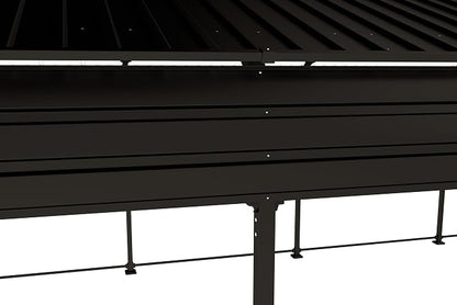 12x20 FT Metal Carport, Heavy Duty Car Port Canopy - Image 9