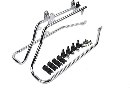 XFMT Hard Saddlebags + Chrome Conversion Brackets Compatible - Image 9
