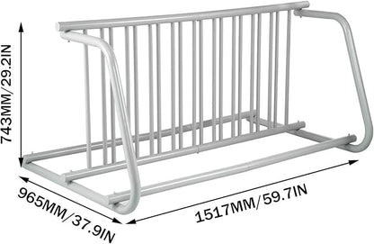 BestEquip 10 Holders Floor Bike Rack, 10-Bike Capacity Dual-Side Storage Stand - Image 4