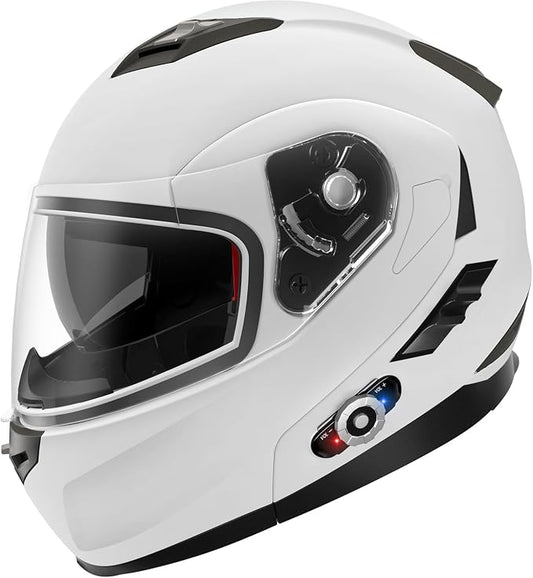 Motorcycle Helmet Bluetooth 5.0 Integrated New EPS FreedConn BM2-S Modular Flip by FreedConn
